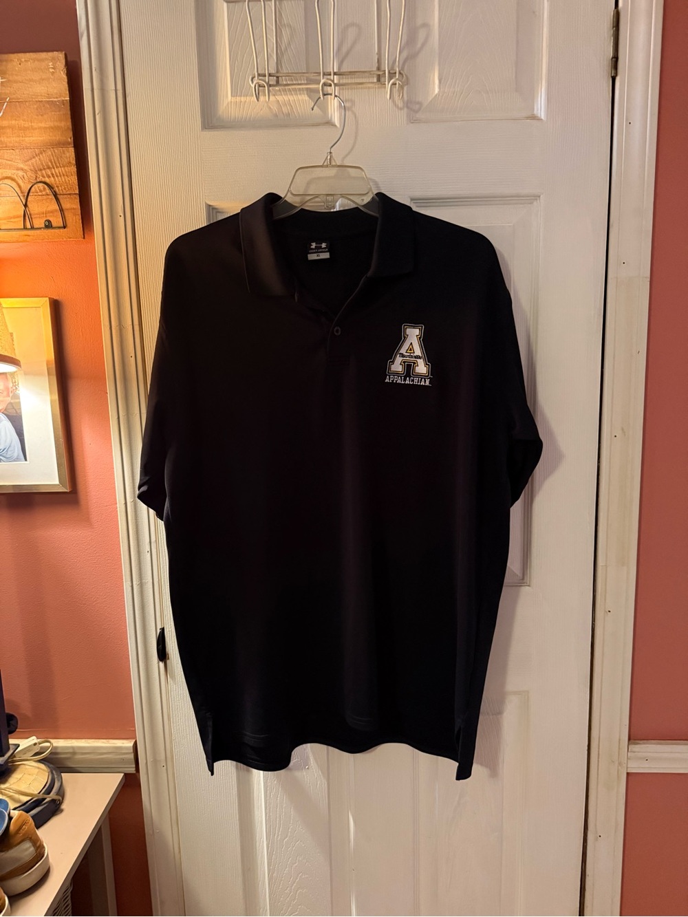 Under Armour Men’s Black Appalachian State University Polo Shirt